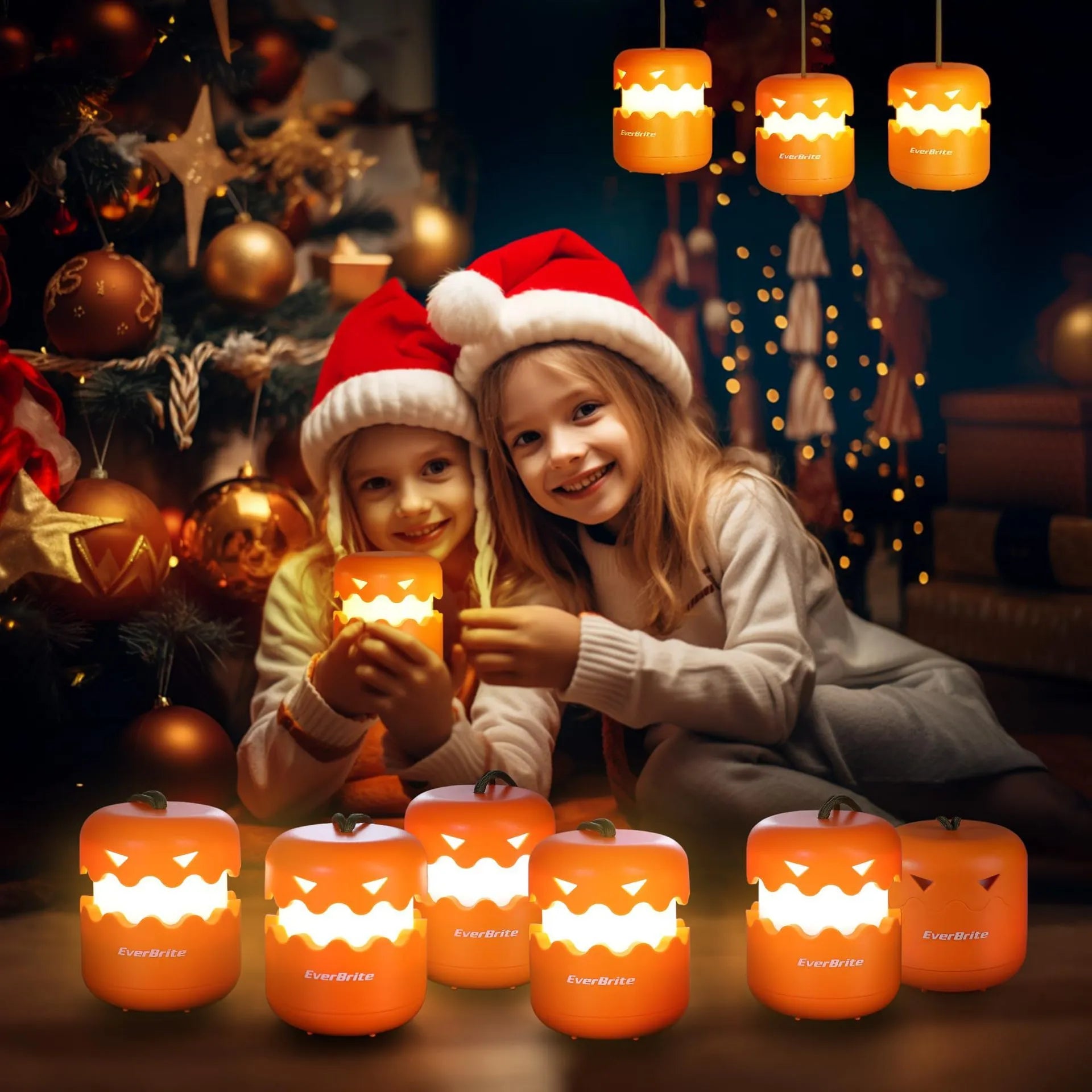 Halloween Pumpkin Foldable Party Decoration LED Small Night Lamp - Bellarte Enchanté Halloween Pumpkin Foldable Party Decoration LED Small Night Lamp
